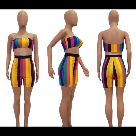 2 piece rainbow runner set - Picture 1 of 3